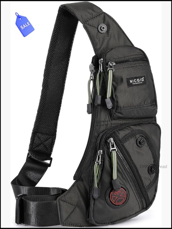 Sling Bag Chest Shoulder Backpack Crossbody Casual Daypack for Men Women main image 6
